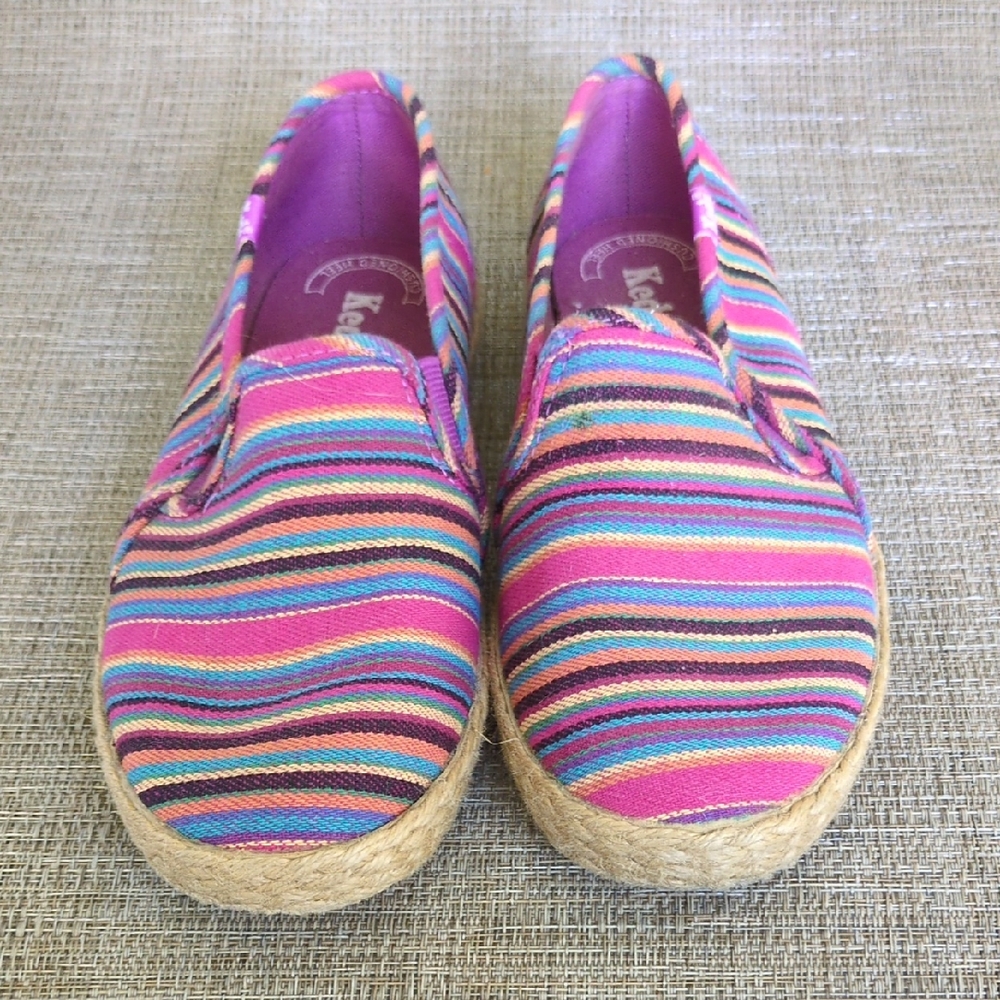 Colorful Striped Espadrilles